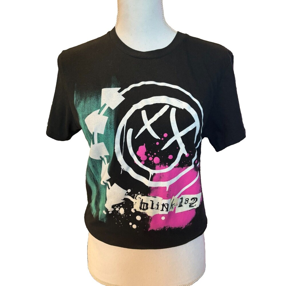 Blink 182 Graphic T Shirt Size Medium, unisex, pre-loved condition.